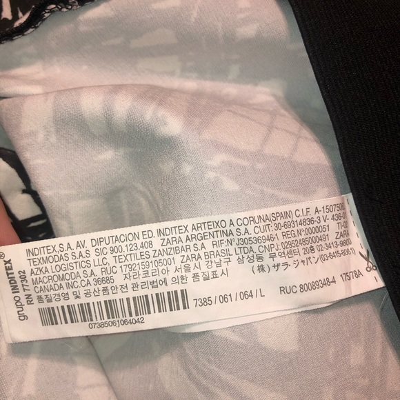 Zara High Rise Pants fit sz L - Picture 6 of 9